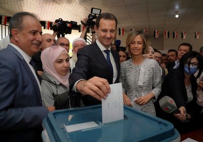 آغاز انتخابات پارلمانی در سوریه+عکس