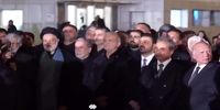 حضور پزشکیان و فرزند ارشد رهبر شهید در فرودگاه نجف +فیلم
