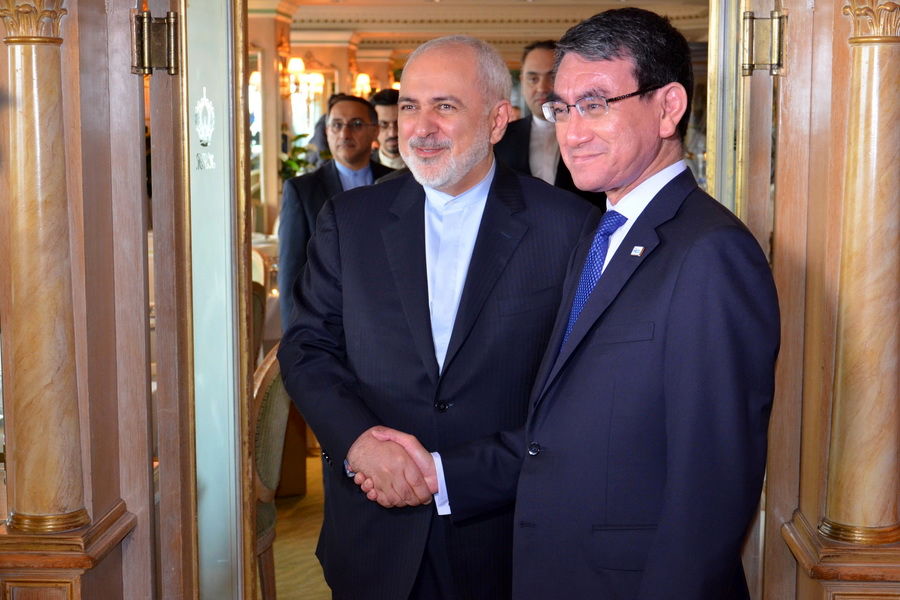  وزرای خارجه ایران و ژاپن دیدار و گفت‌وگو کردند