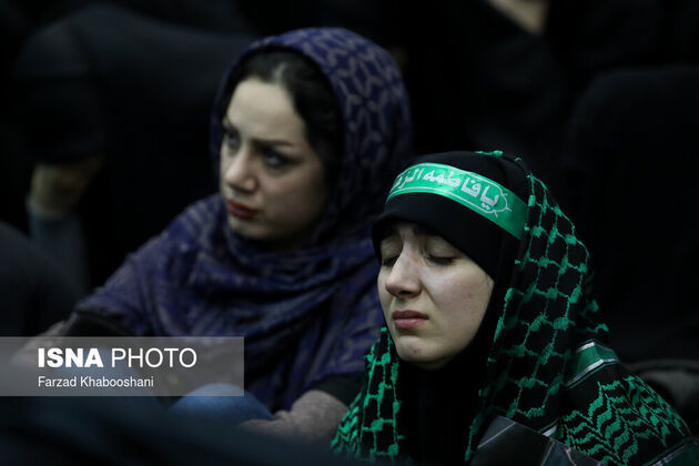 تصاویر مراسم عزاداری شهادت سردارسلیمانی در مصلی امام خمینی(ره)