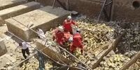 جزییات نجات ۴ کارگر از آوار ساختمان قدیمی در تهران
