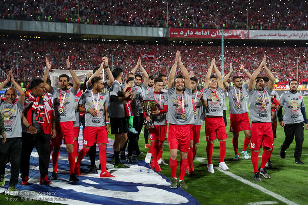 مراسم جشن قهرمانی پرسپولیس