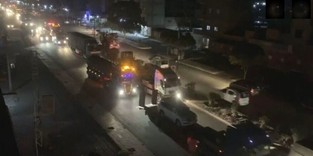 ورود شبانه75 کامیون نظامی آمریکا به سوریه!