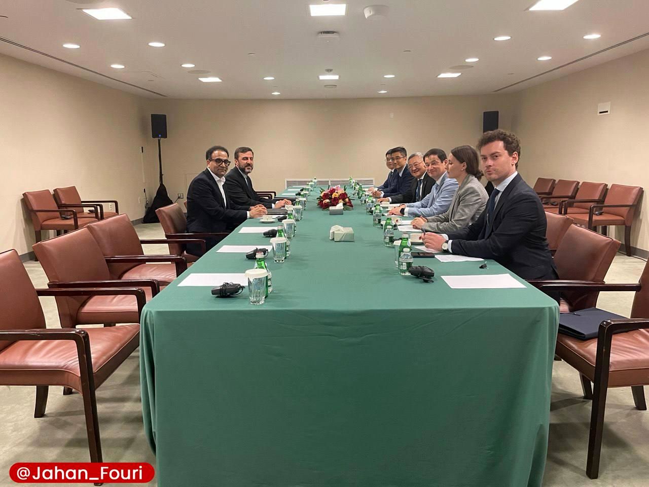 نشست مشترک غریب آبادی با سفرای چین و روسیه درباره قطعنامه ۲۲۳۱