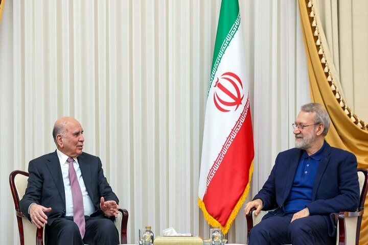 فواد حسین با علی لاریجانی دیدار کرد