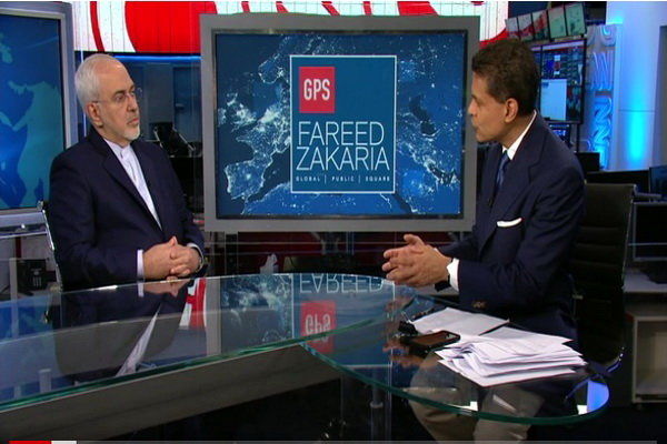 ظریف در گفت‌وگو با CNN: ترامپ موفق شد آمریکا را منزوی کند/اروپا، روسیه و چین اطمینان دادند که راهی برای حفظ منافع اقتصادی ایران پیدا می‌کنند