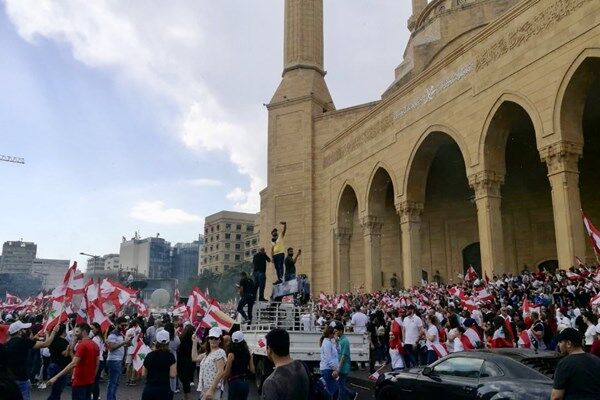تصاویر اعتراضات لبنان