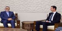 دیدار رئیس کمیسیون امنیت ملی مجلس با بشار اسد