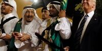 ترامپ و سلمان رقص شمشیر کردند + عکس