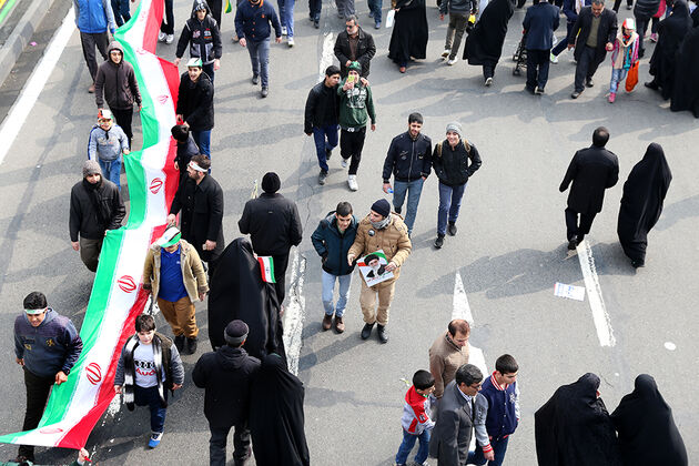 راهپیمایی ۲۲ بهمن در تهران