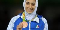 حضور کیمیا علیزاده با پرچم تیم پناهندگان در المپیک توکیو