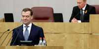 دمیتری مدودف نخست وزیر روسیه ماند/ 374 رای موافق و 56 رای مخالف