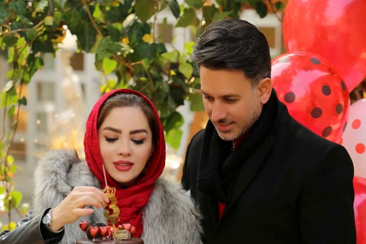 تصاویر عاشقانه از سالگرد ازدواج مجری معروف