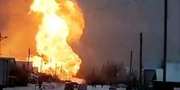 انفجار در خط لوله اصلی گاز