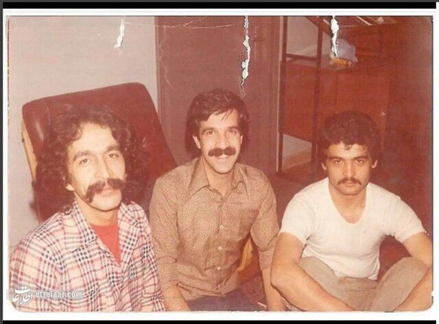  رضا رویگری در کنار اکبر رحیمی و رضا ژیان 