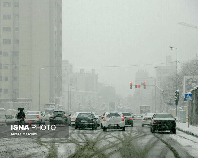 هشدار جدی درپی بارش برف سنگین در تهران /تردد غیرضروری ممنوع
