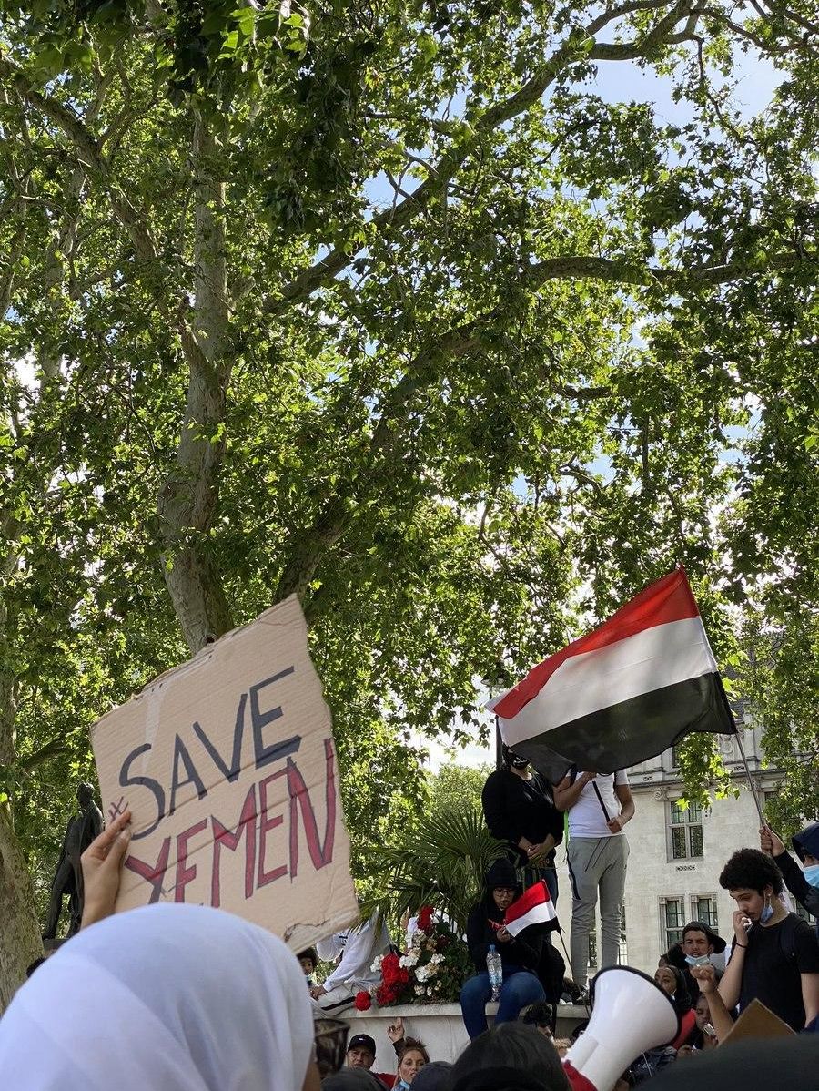 تصاویر و فیلم‌های تظاهرات ضد سعودی در لندن