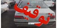 خودرو با راننده ۱۰ ساله توقیف شد