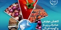 کاهش عوارض صادراتی پیاز و گوجه فرنگی 