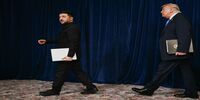 مسیر جدید ترامپ در جنگ اوکراین؛ نه تهدید نه وعده | لبخند معنادار زلنسکی به قول پوتین برای کمک به بازسازی اوکراین 