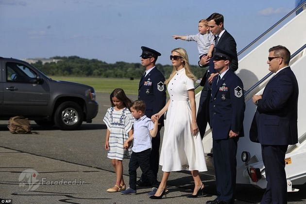 دونالد ترامپ و خانواده‌اش در تعطیلات