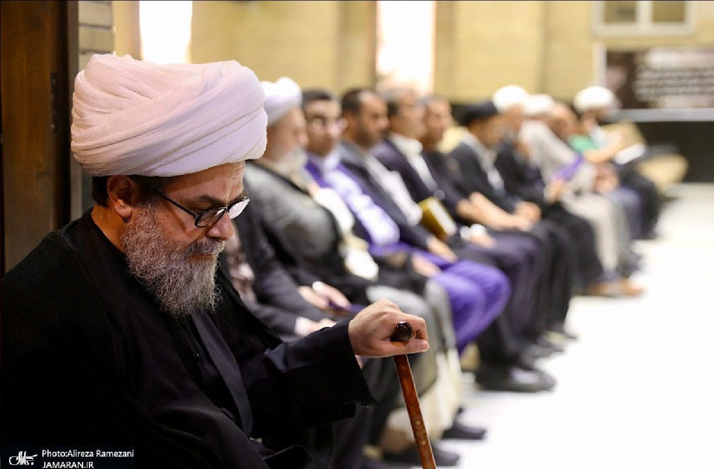 مراسم بزرگداشت همسر مرحوم آیت الله راستی کاشانی (ره) / سیدحسن خمینی هم آمد + تصاویر