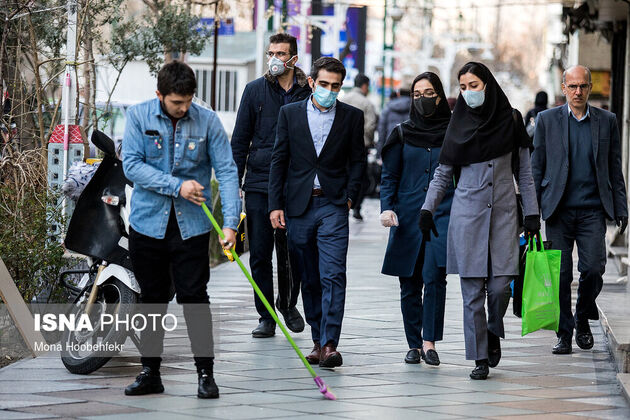 سایه سنگین کرونا بر خیابان‌های تهران | تصاویر 
