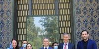 وزیر امور خارجه سوییس در کاخ نیاوران + عکس