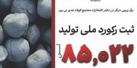  مجتمع فولاد غدیر نی ریز، رکورددار تولید آهن اسفنجی با تکنولوژی ایرانی Pred در کشور
