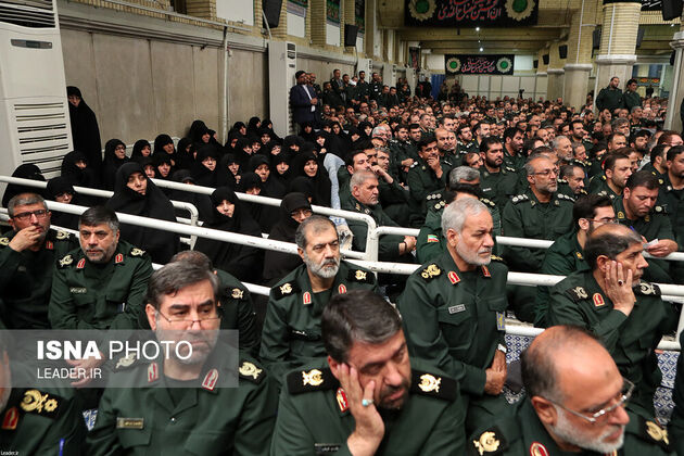 دیدار فرماندهان سپاه پاسداران با مقام معظم رهبری