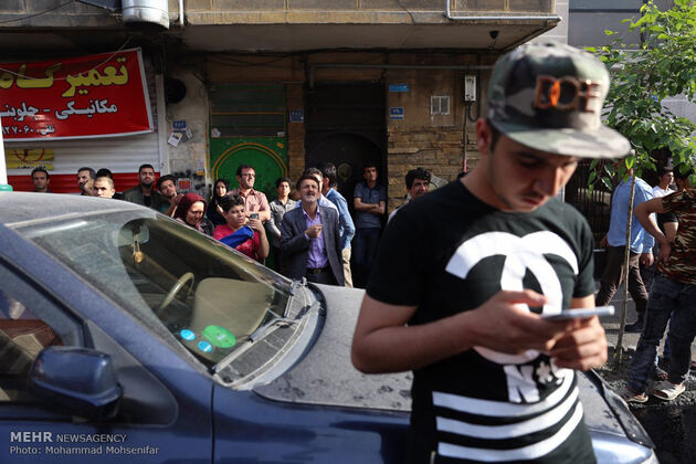 آتش سوزی در پاساژ مهستان