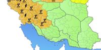 جزئیات هشدار نارنجی‌ سازمان هواشناسی کشور به 21 استان 