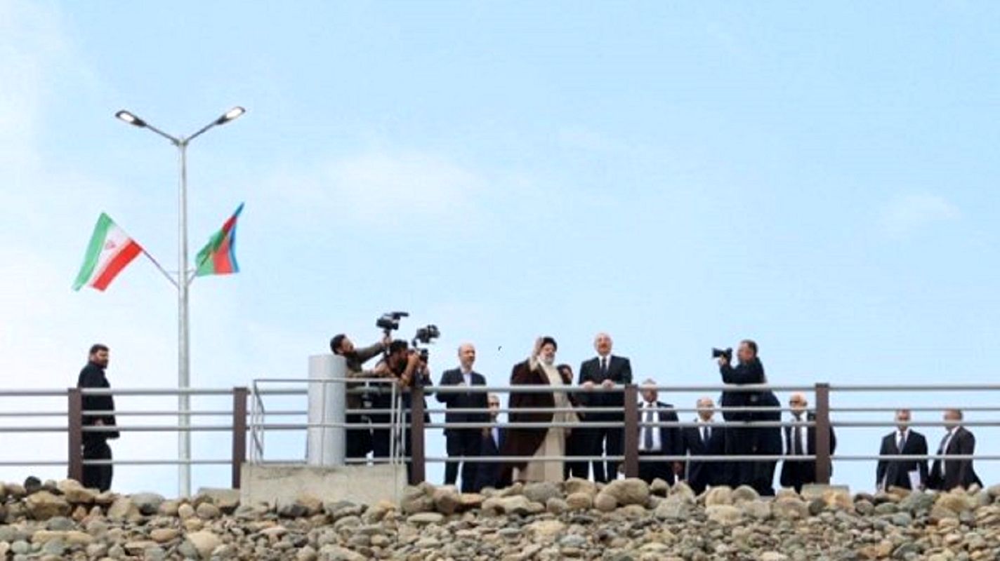 روسای جمهور ایران و آذربایجان از سد قیز قلعه‌سی بازدید کردند