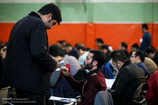 بازدید وزیر علوم از حوزه امتحانی آزمون دکتری