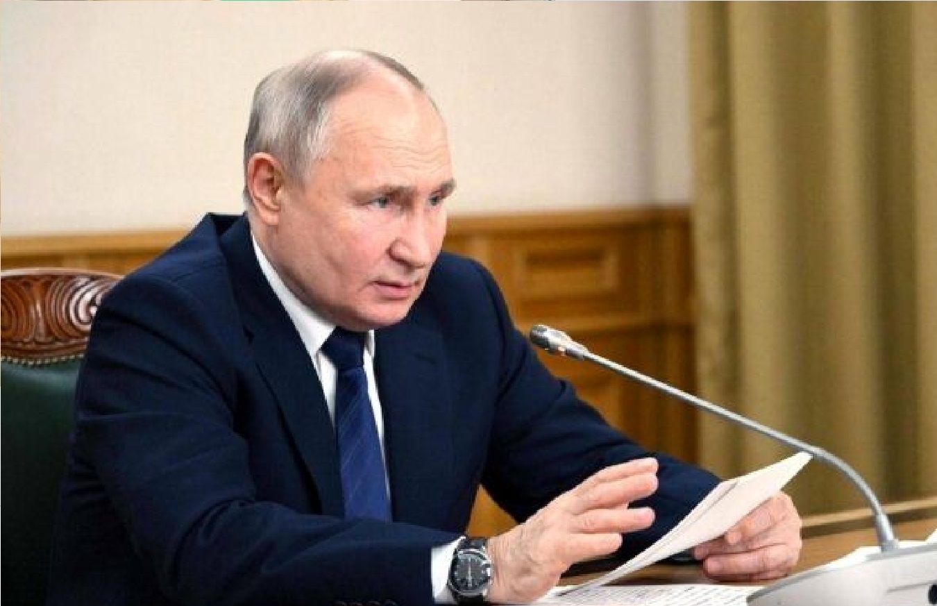پوتین از اقامتگاه خود در مسکو رای داد