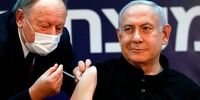 عکسی از نتانیاهو هنگام تزریق واکسن کرونا