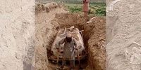 طالبان بعد از ۲۱ سال ماشین رهبر سابق خود را از دل خاک بیرون کشید+عکس