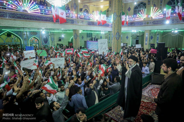 سفر انتخاباتی ابراهیم رئیسی به ورامین