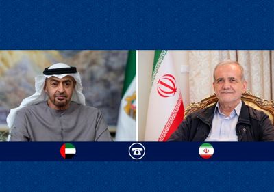 پزشکیان در گفت‌وگو با رئیس امارات: به آمریکا تفهیم کنید ایران فقط به دنبال حقوق مشروع خود است