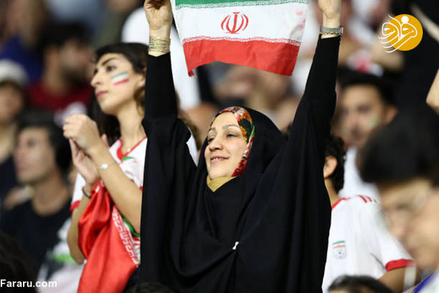 تماشاگران ایرانی بازی با عراق