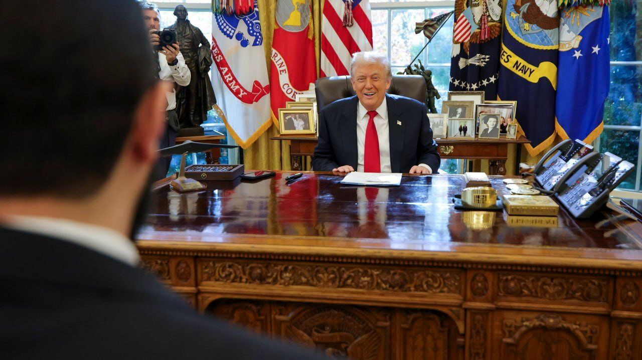 عکسی خاص از دیدار جولانی و ترامپ در کاخ سفید