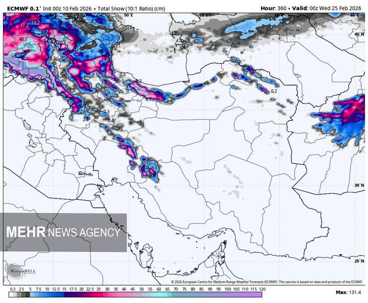 بارش برف و باران تا چه زمانی ادامه دارد؟/ خبر مهم هواشناسی از ورود سامانه بارشی جدید به کشور