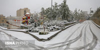 گزارش تصویری از اولین برف پاییزی پایتخت