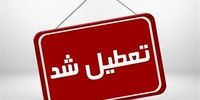 فوری/ این شهر ۱۳ دی‌ماه تعطیل شد
