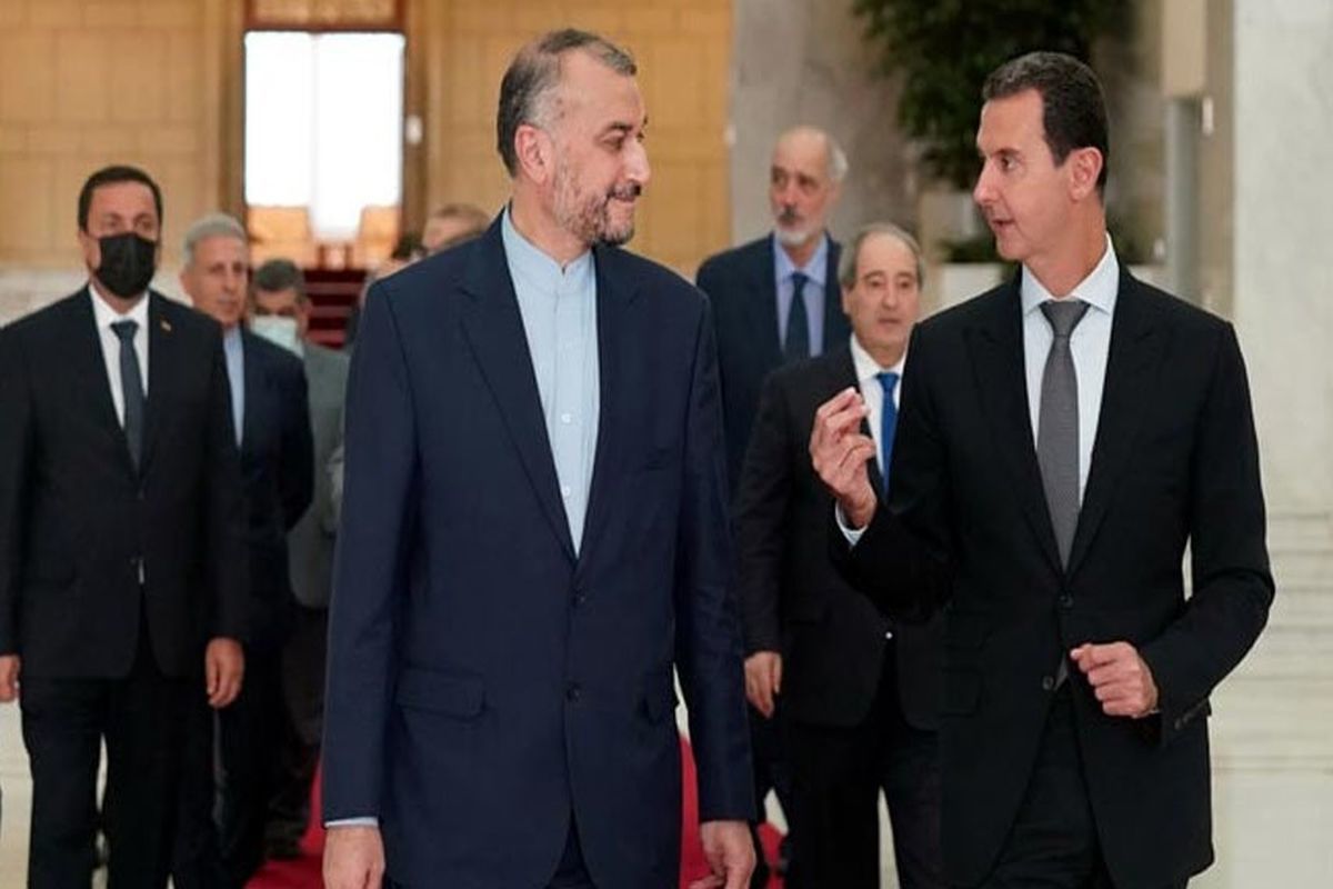 دیدار مهم بشار اسد در دمشق/ اعلام موضع مشترک ایران و سوریه درباره جنگ غزه