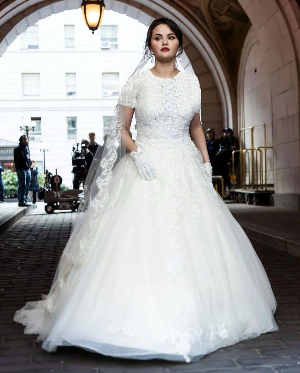 زیبایی سلنا گومز در لباس عروس صد برابر شد+ عکس