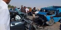 فاجعه هولناک / مرگ 6 عضو یک خانواده در شاخ به شاخ شدن خودروها