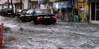 آبگرفتگی منازل در آستارا/ بارش شدید باران در شهرهای گیلان 