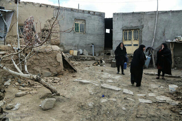 خسارات زلزله در روستاهای استان خراسان رضوی