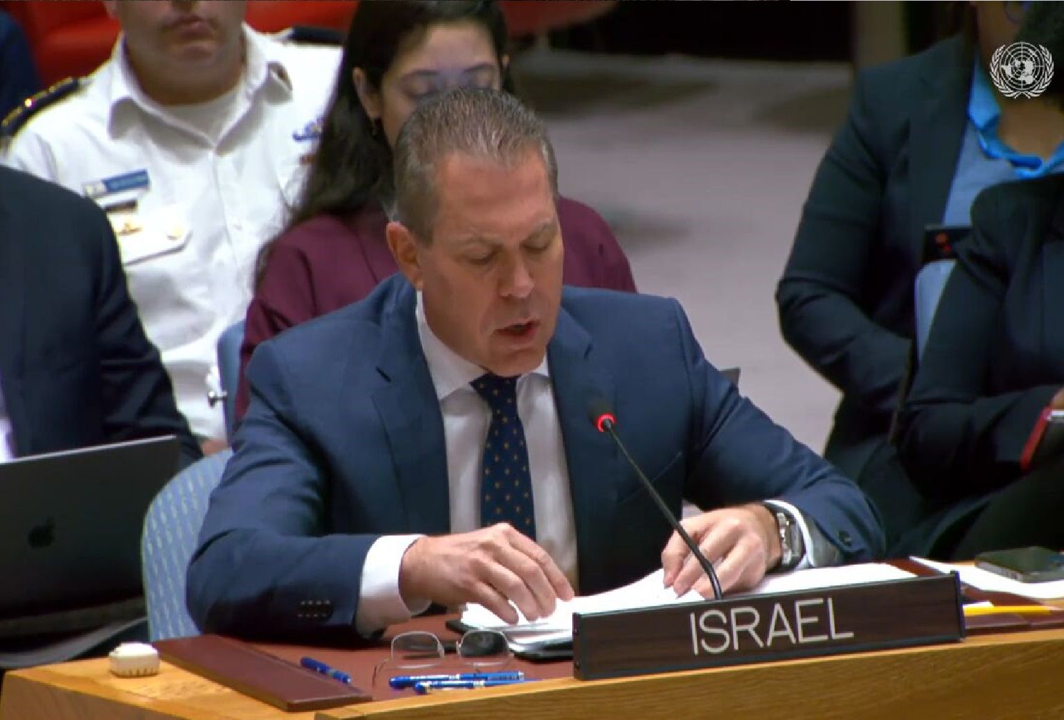 سفیر اسرائیل به سازمان ملل تاخت / زیر سوال بردن نشست‌های شورای امنیت درباره غزه